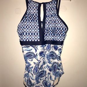 Costal blue bathing suit